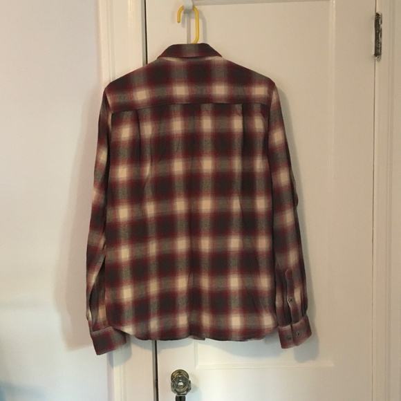 Prana Plaid Flannel Long-Sleeve Shirt, Men’s L - Picture 2 of 5